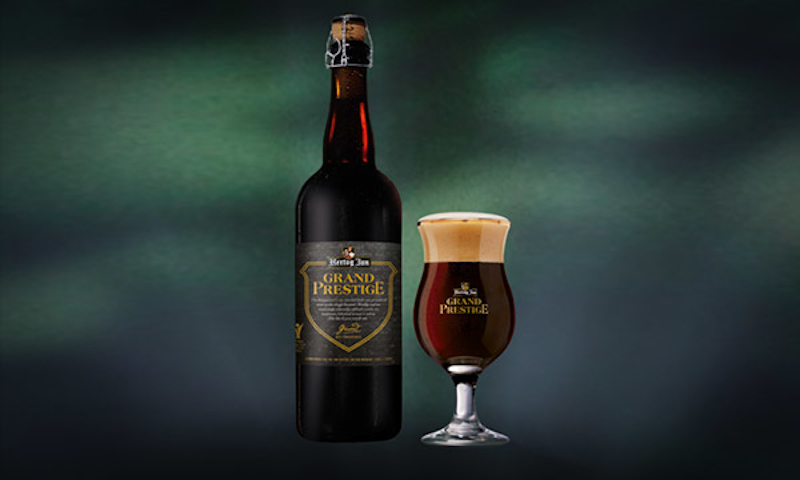 Hertog Jan Grand Prestige fles en glas